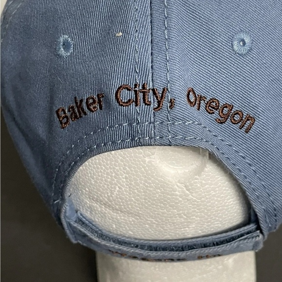 Otto Oregon Trail Baseball Cap Baker City OR Embroidered Hook Loop Closure - Picture 5 of 7